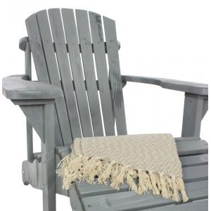 Jumbo Canadian chair 1-zits houten tuinbank grijs