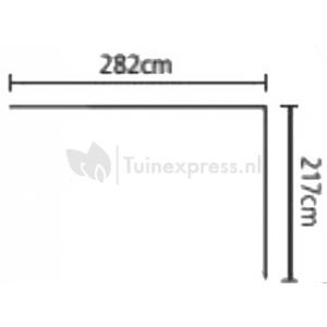 Pina Colada 6-zits loungebank tuin