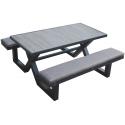 Aluminium picknicktafel 160cm antraciet